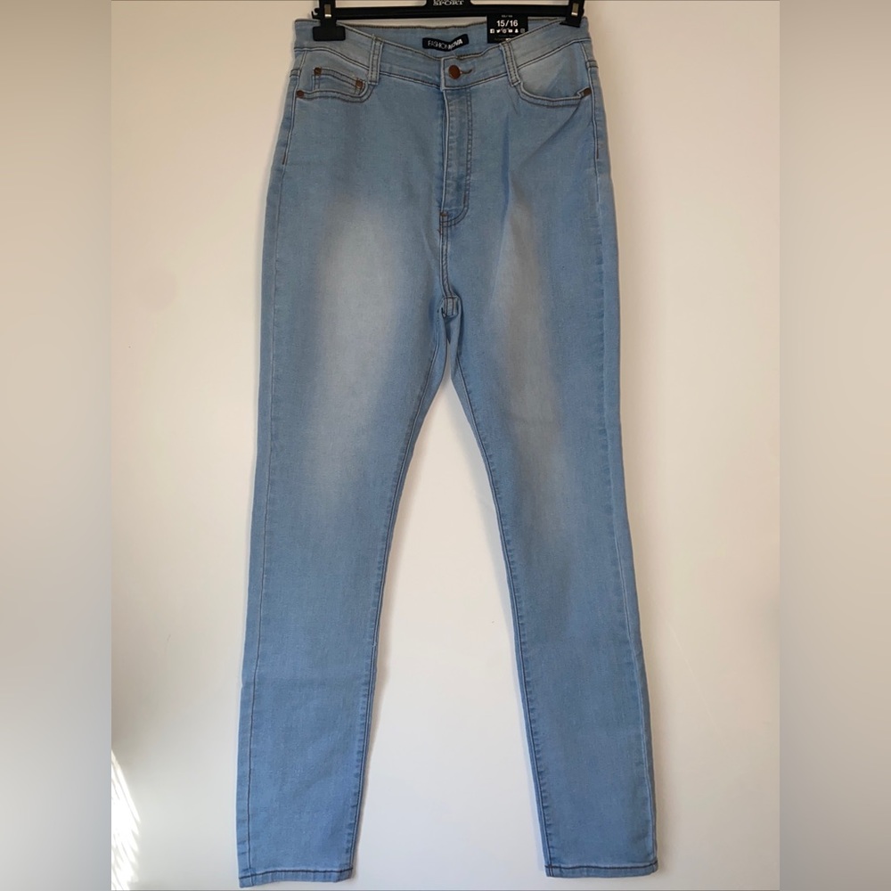 Fashion Nova Marilyn High Waisted Skinny Jeans 15 16